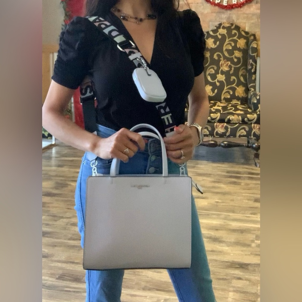 Karl Larger Field blue Crossbody Bag